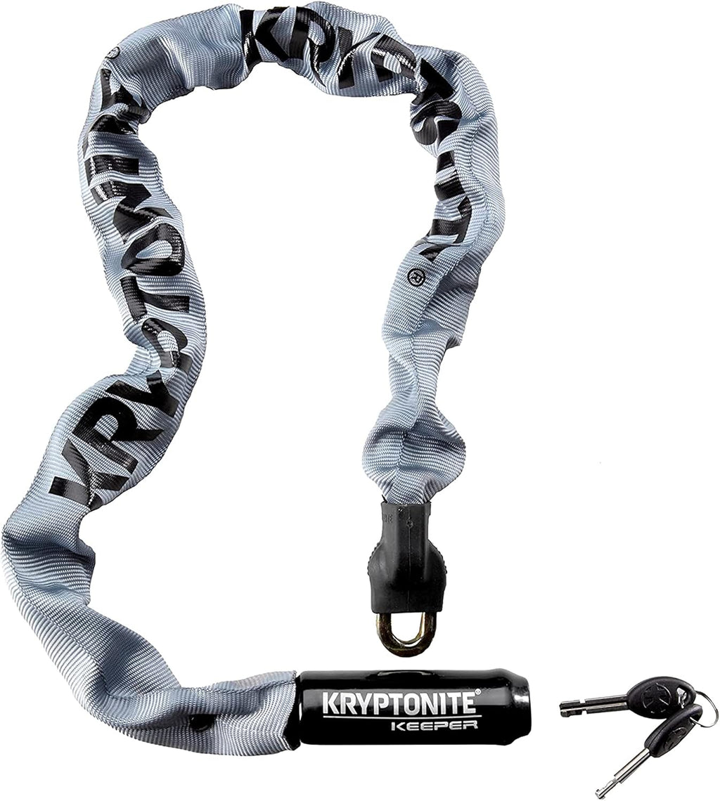 Gray Integrated Bicycle Lock Chain, 33.5-Inch, Pack of 2 W98549