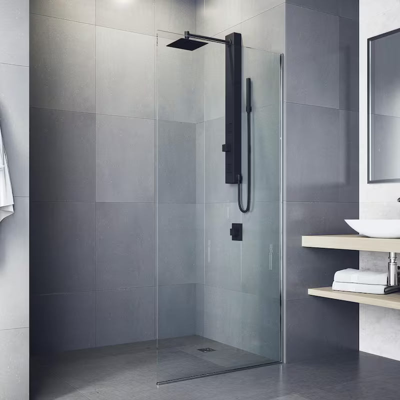 Matte Black 2-Jet Shower Panel System with Hand Shower Wand M131847