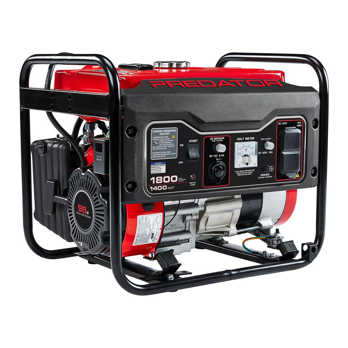 1800 Watt Gas-Powered Portable Generator G972
