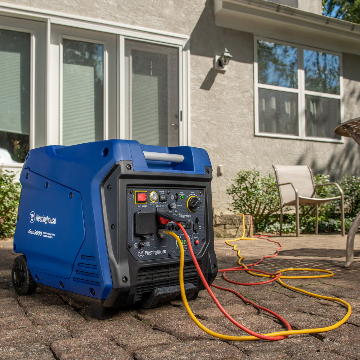 5000 Peak Watt Gas Powered Portable Inverter Generator with Electric Start T854