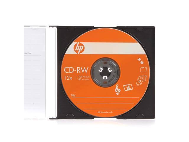 100-pk 12x CD-RW Rewritable Blank Disc 700MB in Slim Jewel Case L9095