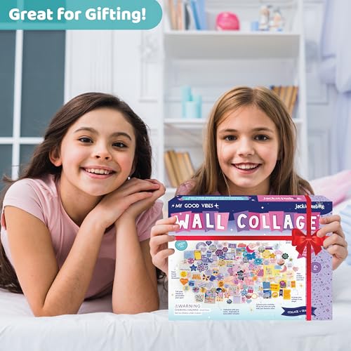 DIY Wall Collage Kit with Glitter Crafts, 1350 PCS S11489