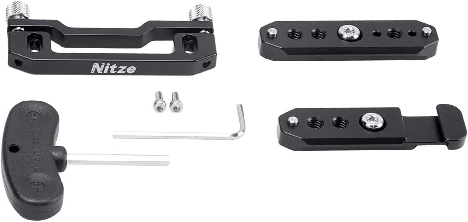 NATO Rails Mounting Plates Kit with HDMI Cable Clamp Y1674