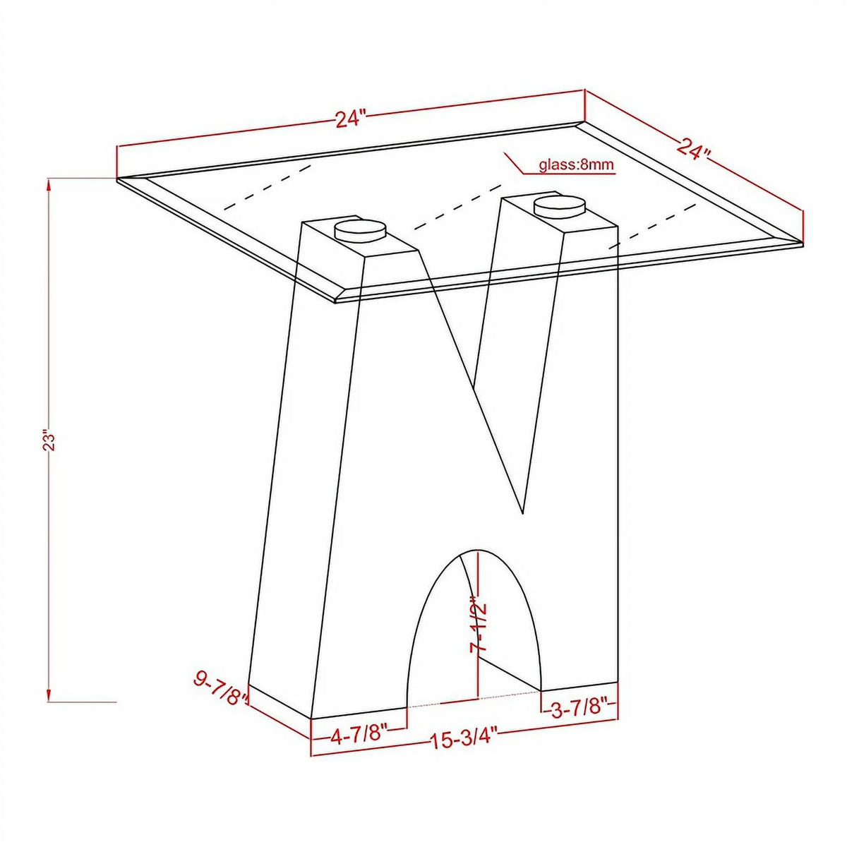 Metal and Glass Top 3-Piece Coffee Table Set in Black H410151