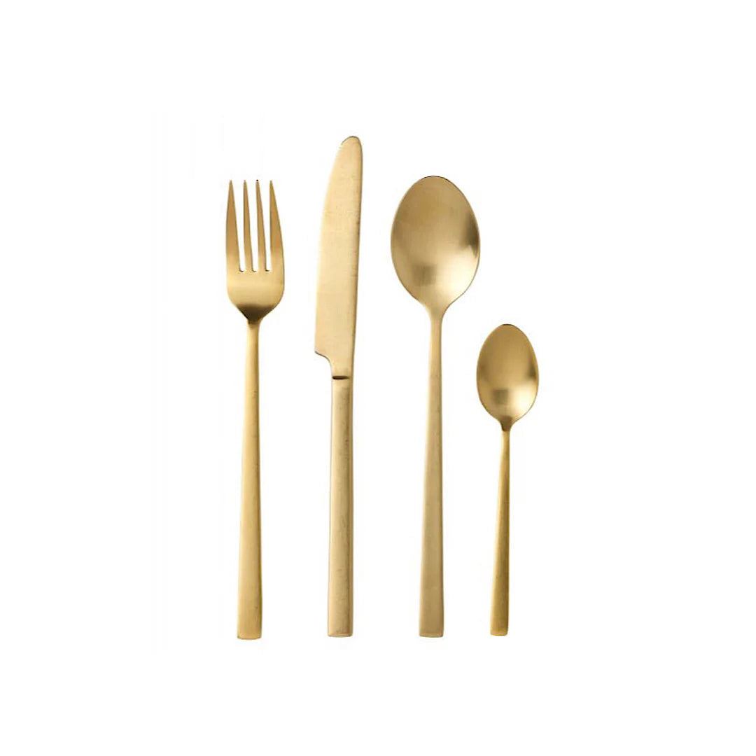 16 Pc Dinner Fork Knife Spoon Cutlery Set G595
