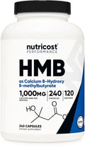 HMB 1000mg 240 Capsules Gluten Free Non-GMO C68259