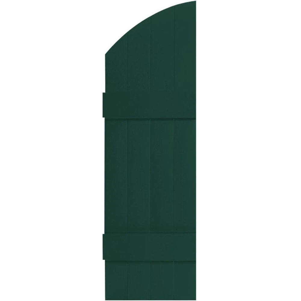 Midnight Green Vinyl Board and Batten Shutters Pair K67996