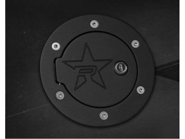 Black Locking Fuel Door K19189