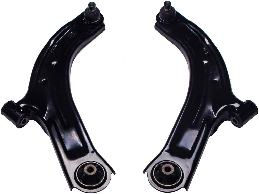Front Lower Control Arm and Ball Joint Assembly Compatible With Nissan Cube Tiida Versa 2PCS Left Right V806939