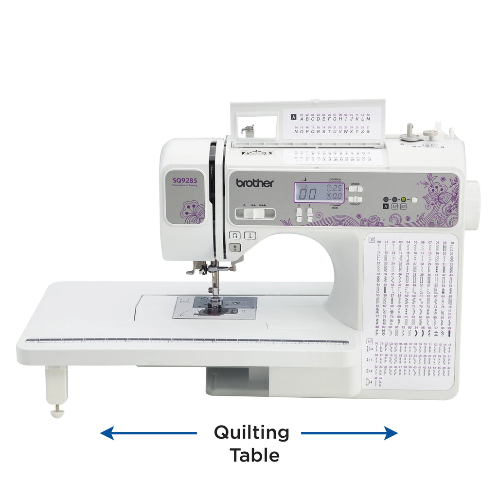 Computerized Sewing and Quilting Machine with Wide Table H4605