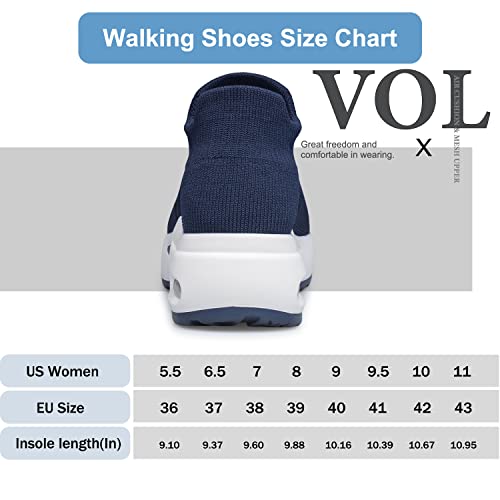 Sock Sneakers Slip on Comfortable Nursing Work Shoes A117