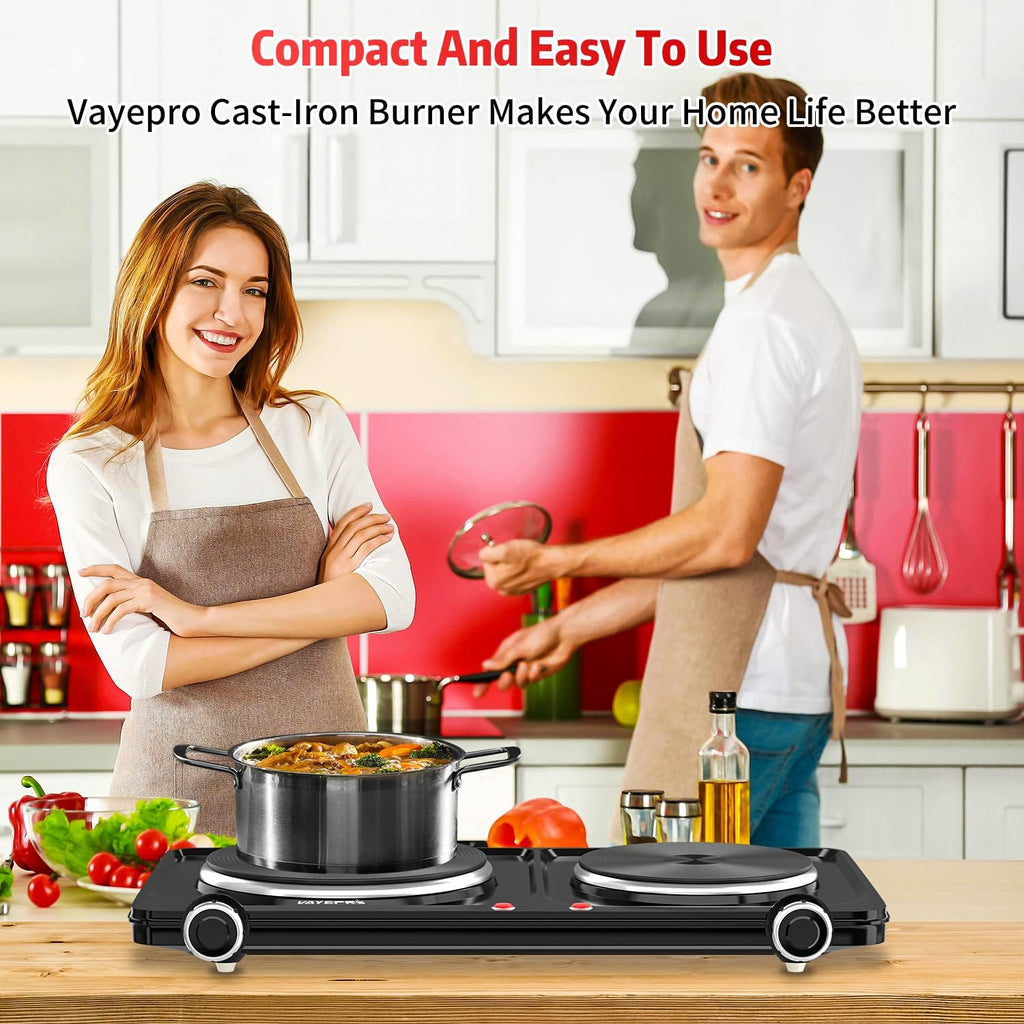 1800W Portable Double Electric Hot Plate G134