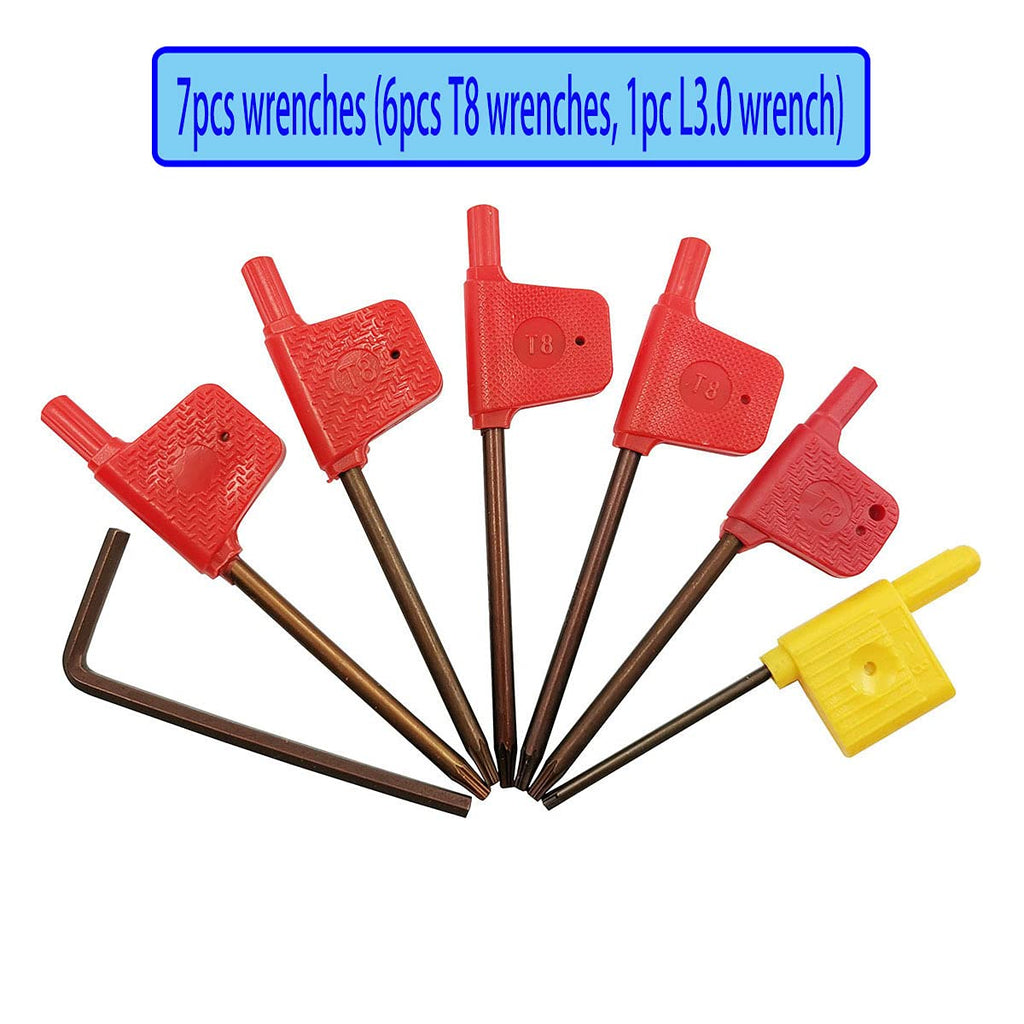 21 Pcs 10mm Shank Carbide Lathe Turning Insert Tool Holder Bit Set D85830
