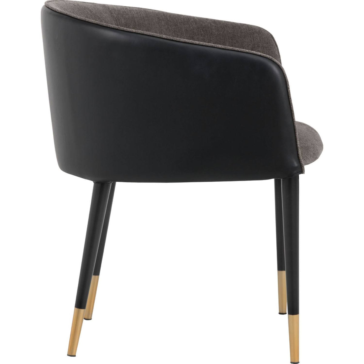 Sparrow Grey / Napa Black Dining Armchair A37009