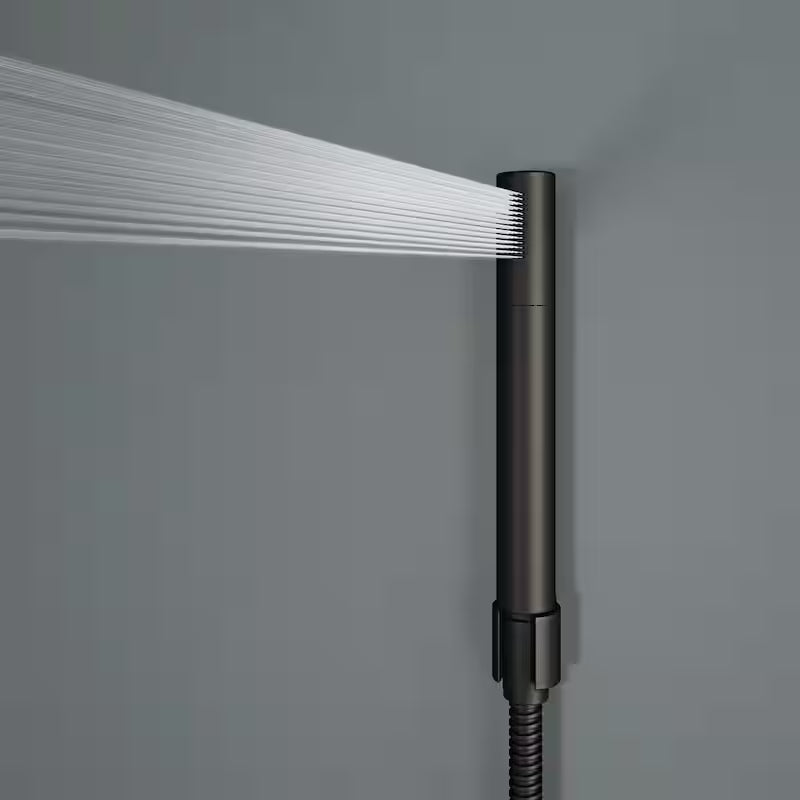 Matte Black 2-Jet Shower Panel System with Hand Shower Wand M131847