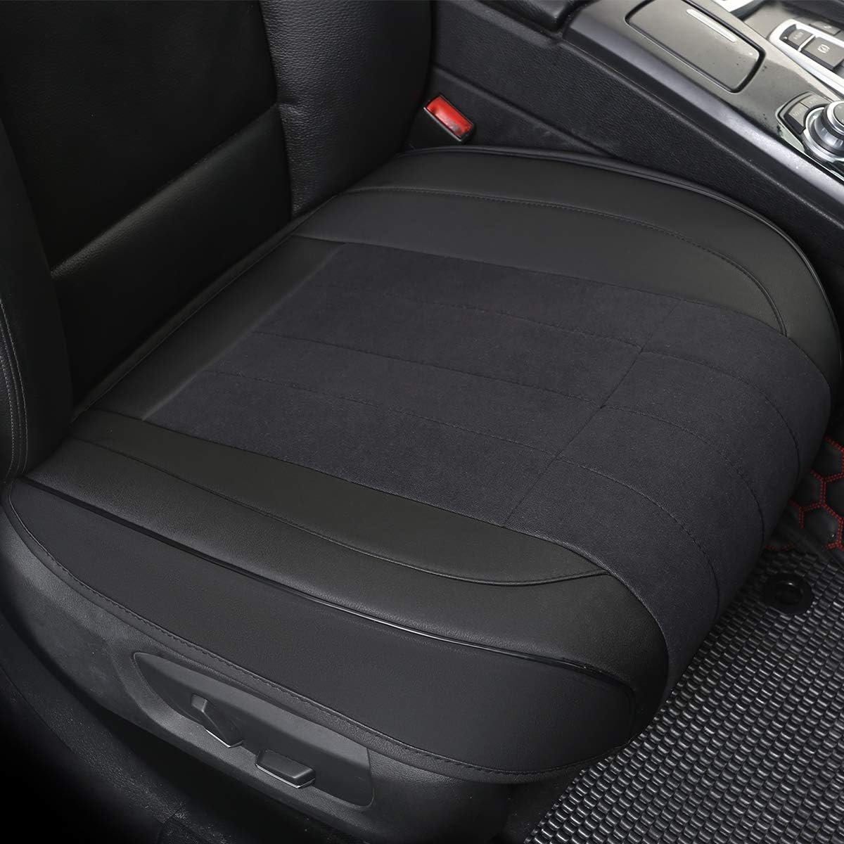 Beige-Tan PU Leather Car Seat Cover Bottom, 1pcs G77179