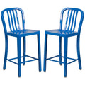 Blue Metal Counter Stool G5175