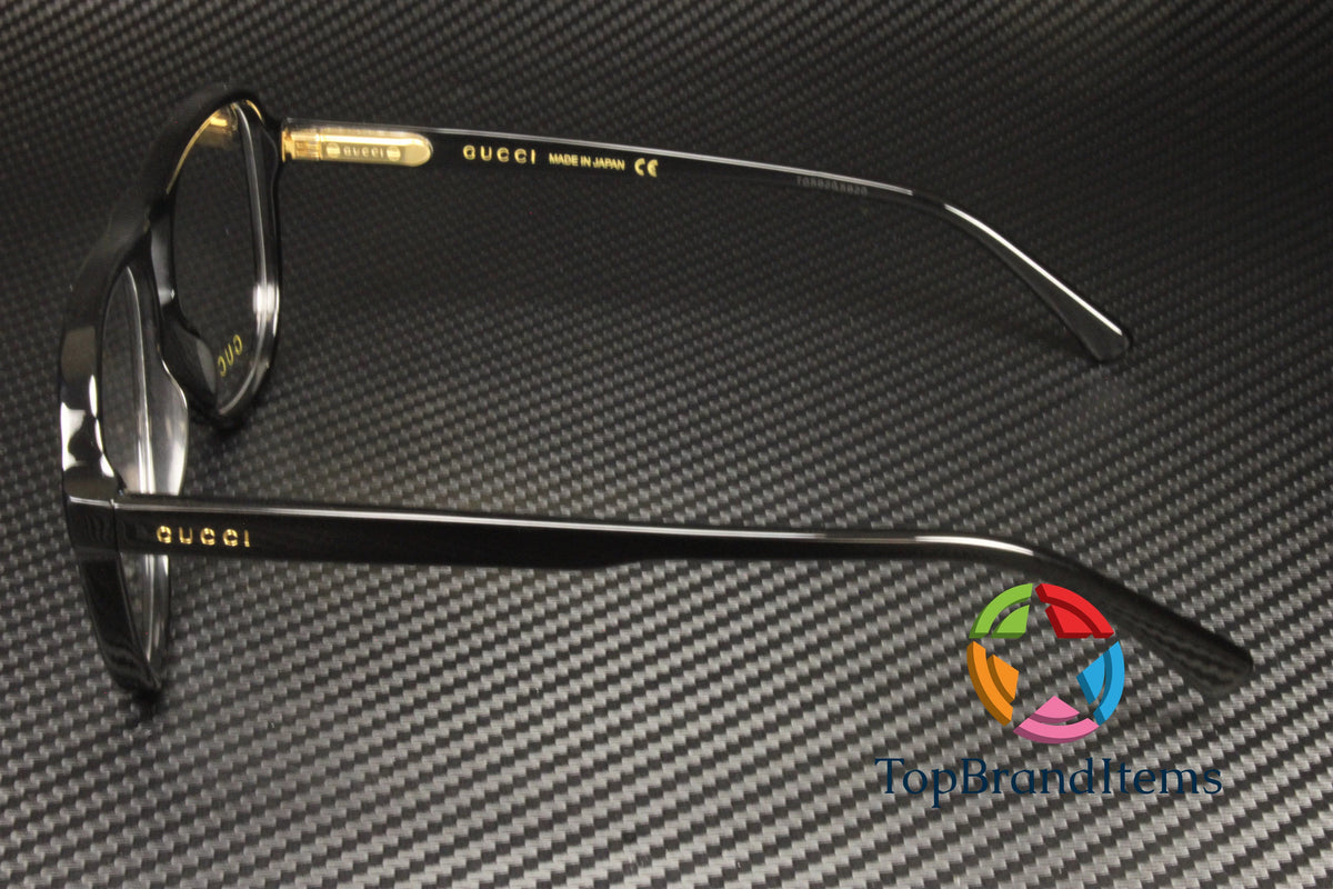 Black 57 mm Men's Eyeglasses M1517