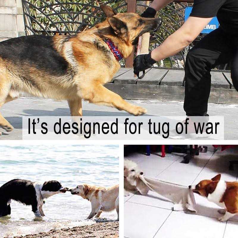 Dog Tug Toy Jute Bite Pillow L518372