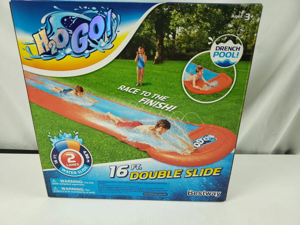 16ft Inflatable Double Lane Water Slide C156