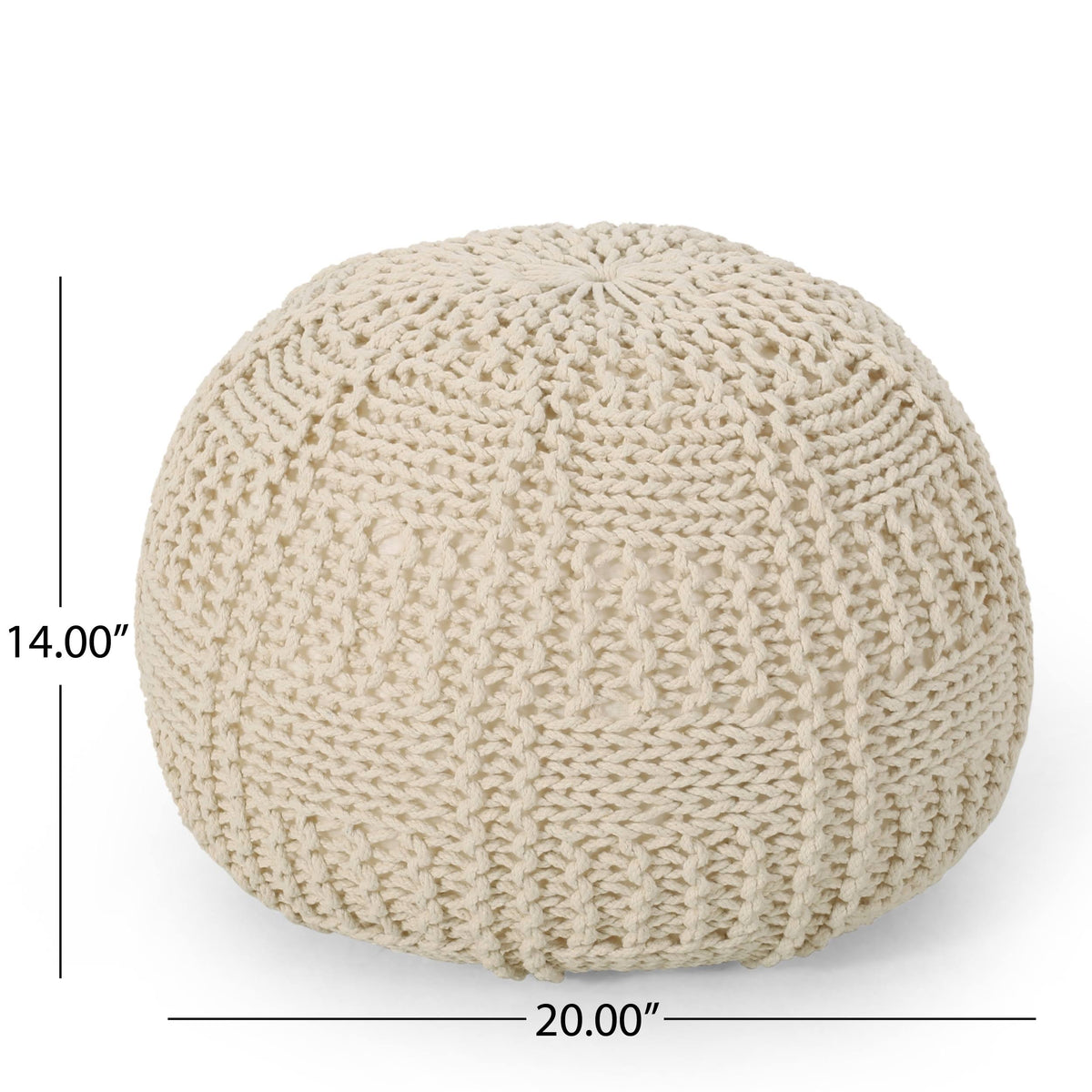 Gray Pouf L4169