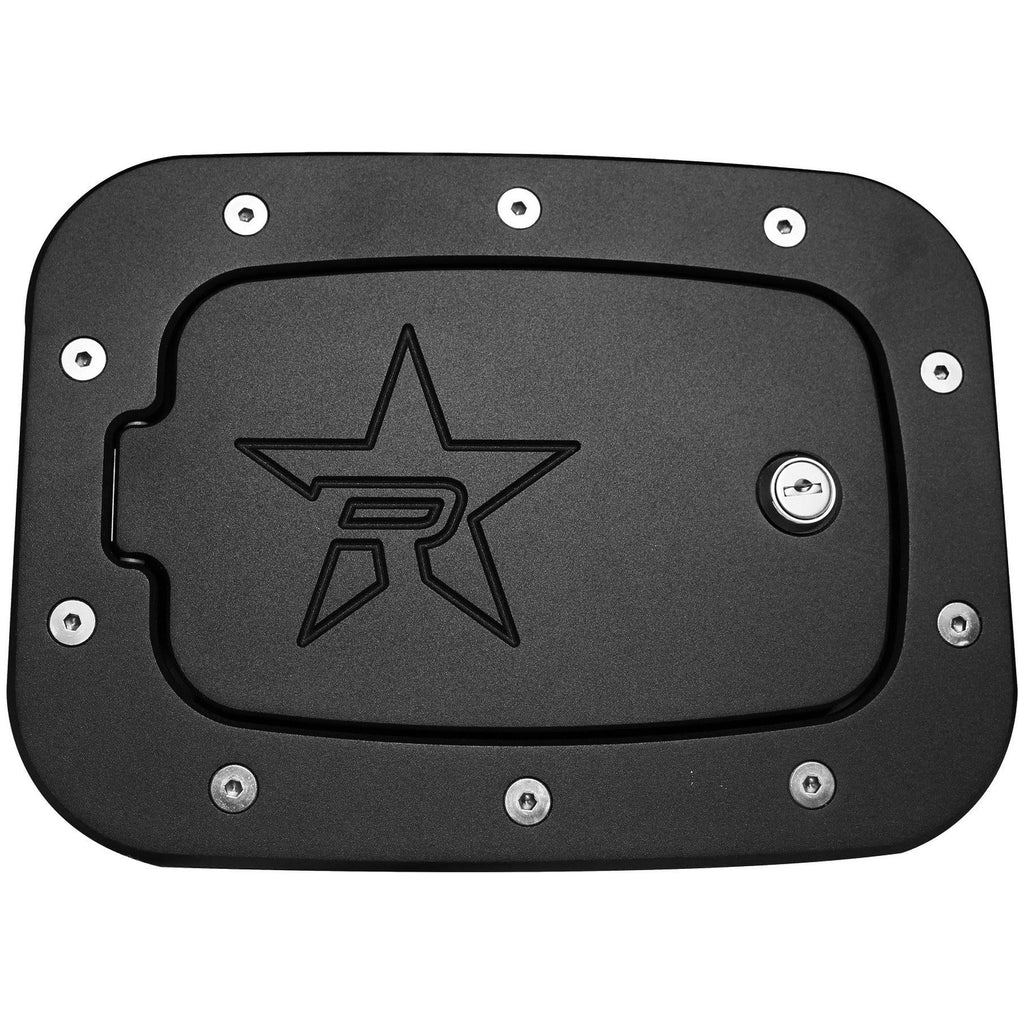 Black Locking Fuel Door K19189