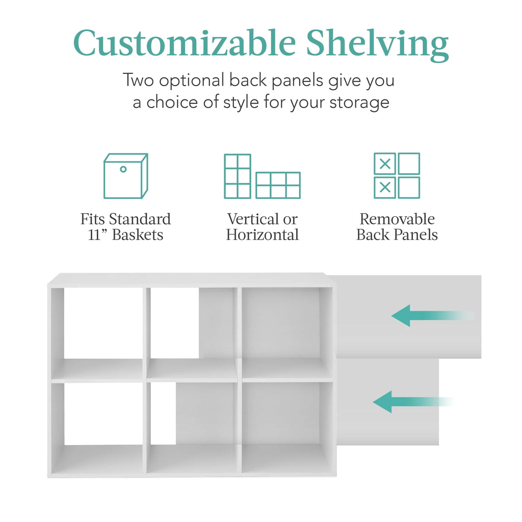 6 Cube Bookshelf Z63374