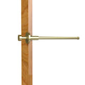 Satin Brass Retractable Pullout Garment Rod R729346