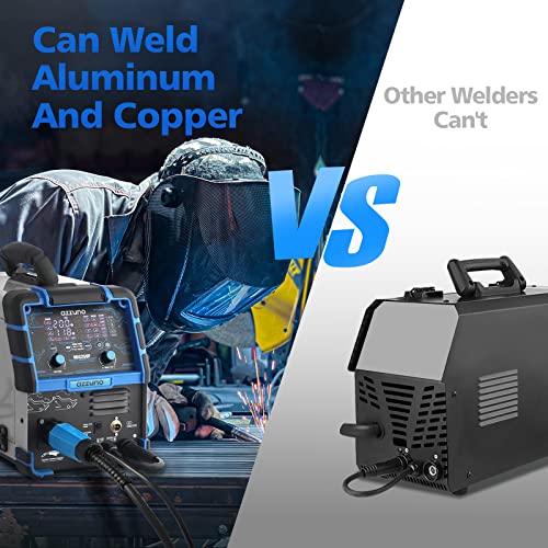200A MIG Welder, 110V/220V Dual Voltage, 4 in 1 MIG/TIG/Stick ARC Welder V7099