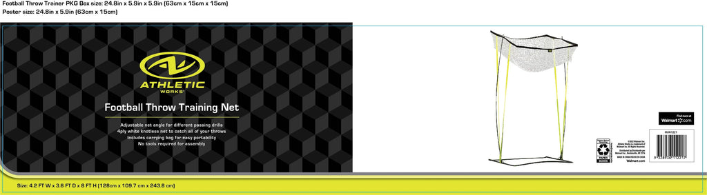Football Throw Training Net S5516