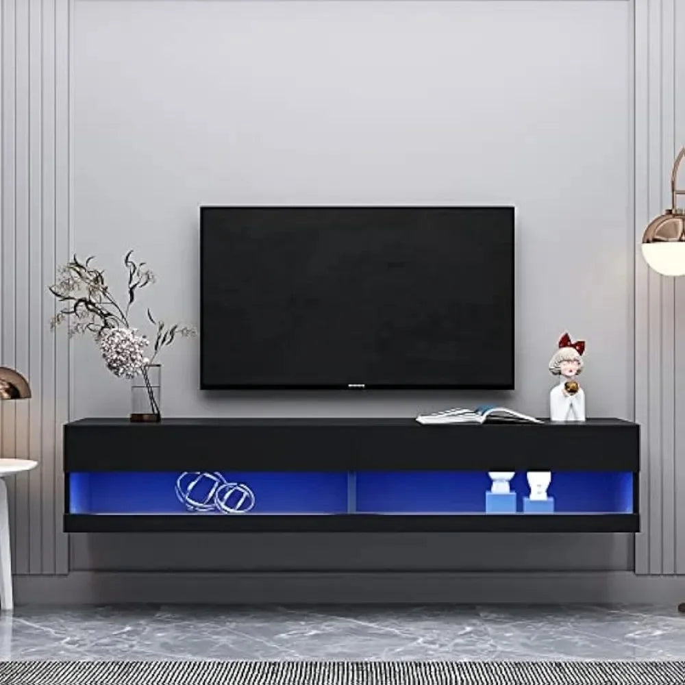 71-Inch Mounted Floating TV Stand Wall Cabinet Fits TVs Up to 80 Inches Z455