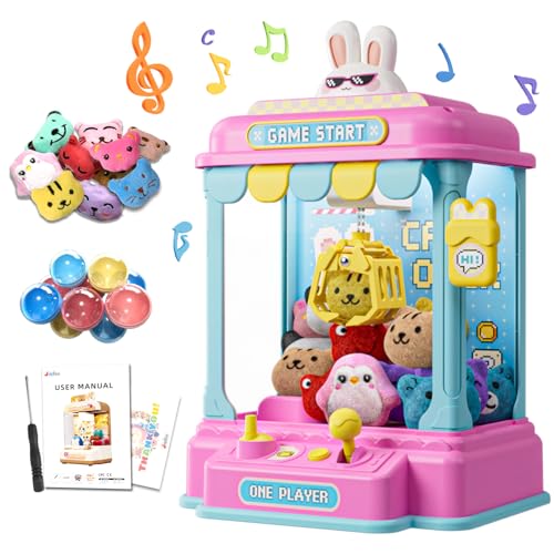 Mini Claw Machine with Plush and Capsule Toy I107