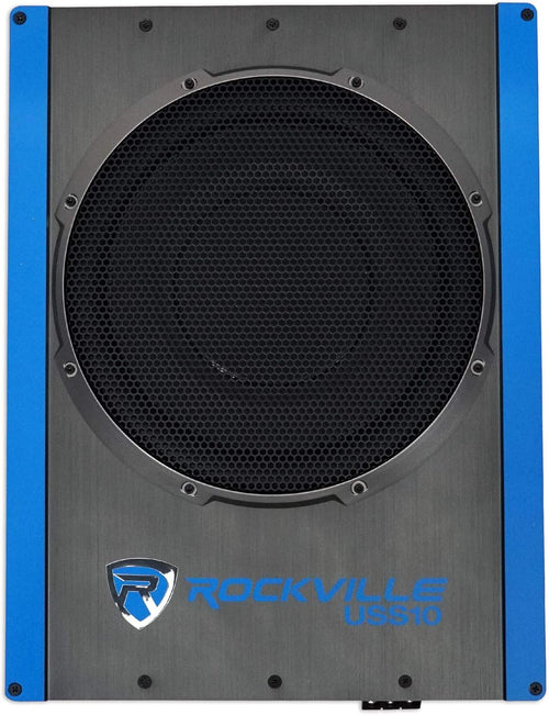 10" 800w Slim Under-Seat Active Powered Car Subwoofer M89059