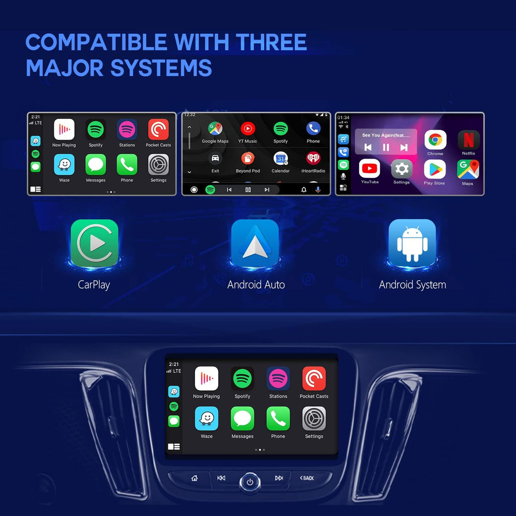Carplay AI Box with WiFi, 4G SIM Card, Split Screen B258676