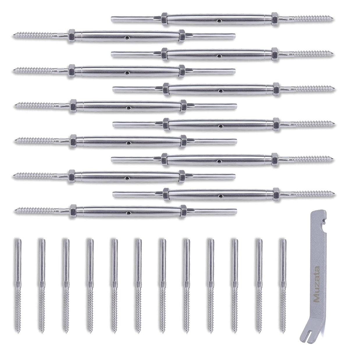 10 Set T316 Stainless Steel Cable Railing Kit H2024