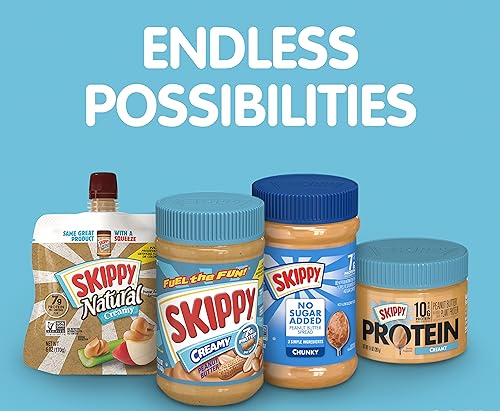 Natural Creamy Reduced Sugar and Sodium Peanut Butter, 15 Ounce (Pack of 12) O162