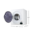 3.5 cu.ft. Compact Digital Vented Sensor Dryer in White Q387081