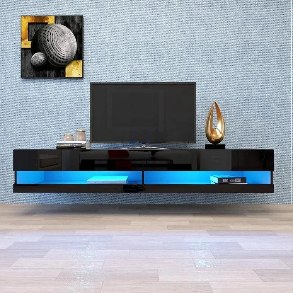 71-Inch Mounted Floating TV Stand Wall Cabinet Fits TVs Up to 80 Inches Z455