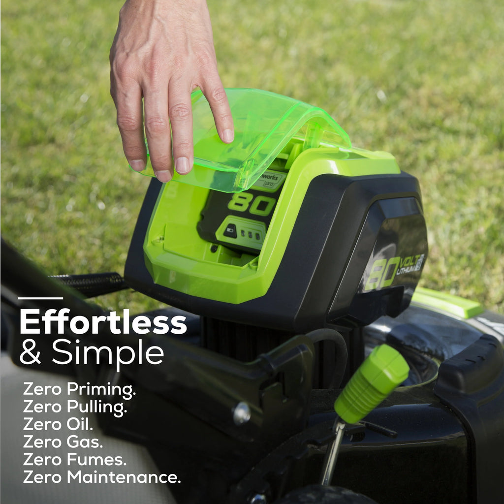 80V 21 Self Propelled Mower 5Ah Battery & Charger T40175