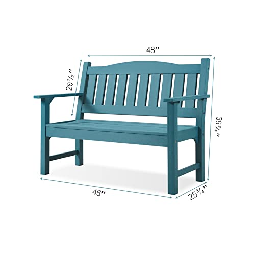 2-Person All-Weather Poly Lumber Outdoor Bench M127935