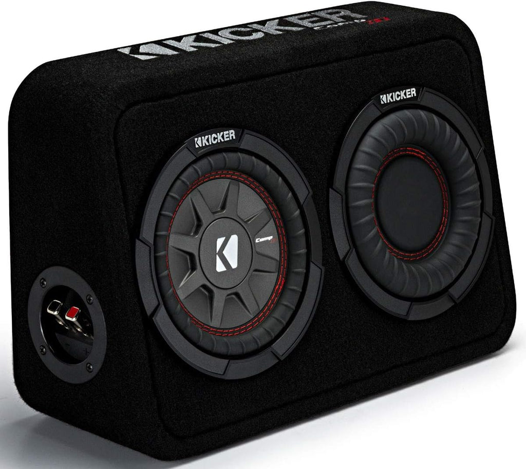 6.75 Loaded Sealed Sub Box Bundle with Amplifier & Amp Kit H656