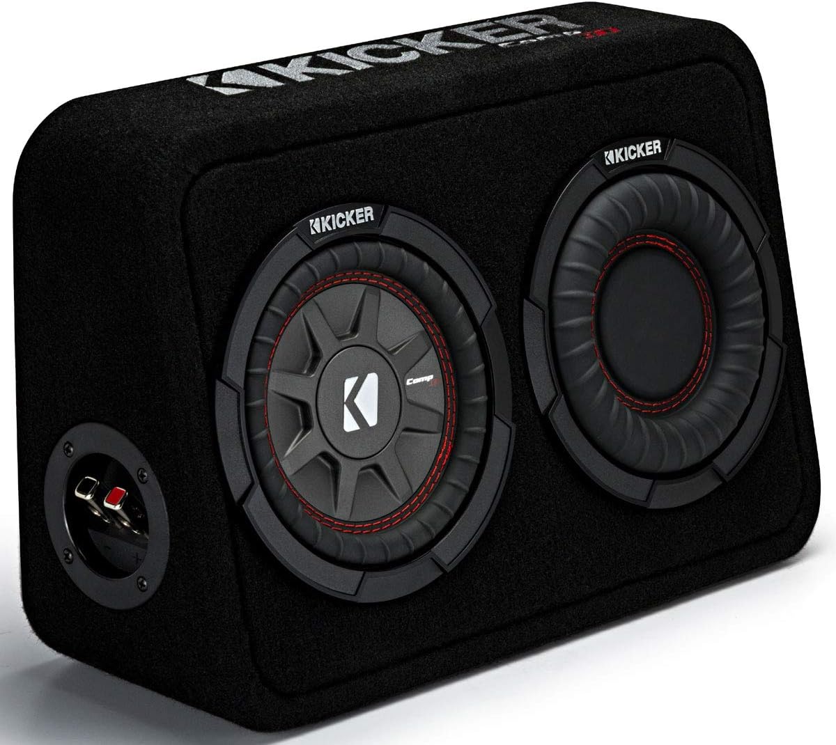 6.75 Loaded Sealed Sub Box Bundle with Amplifier & Amp Kit H656