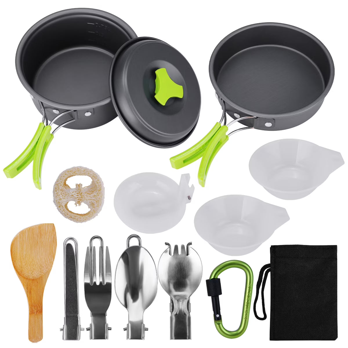 15 Pc Non Stick Outdoor Cookware Set Y7286