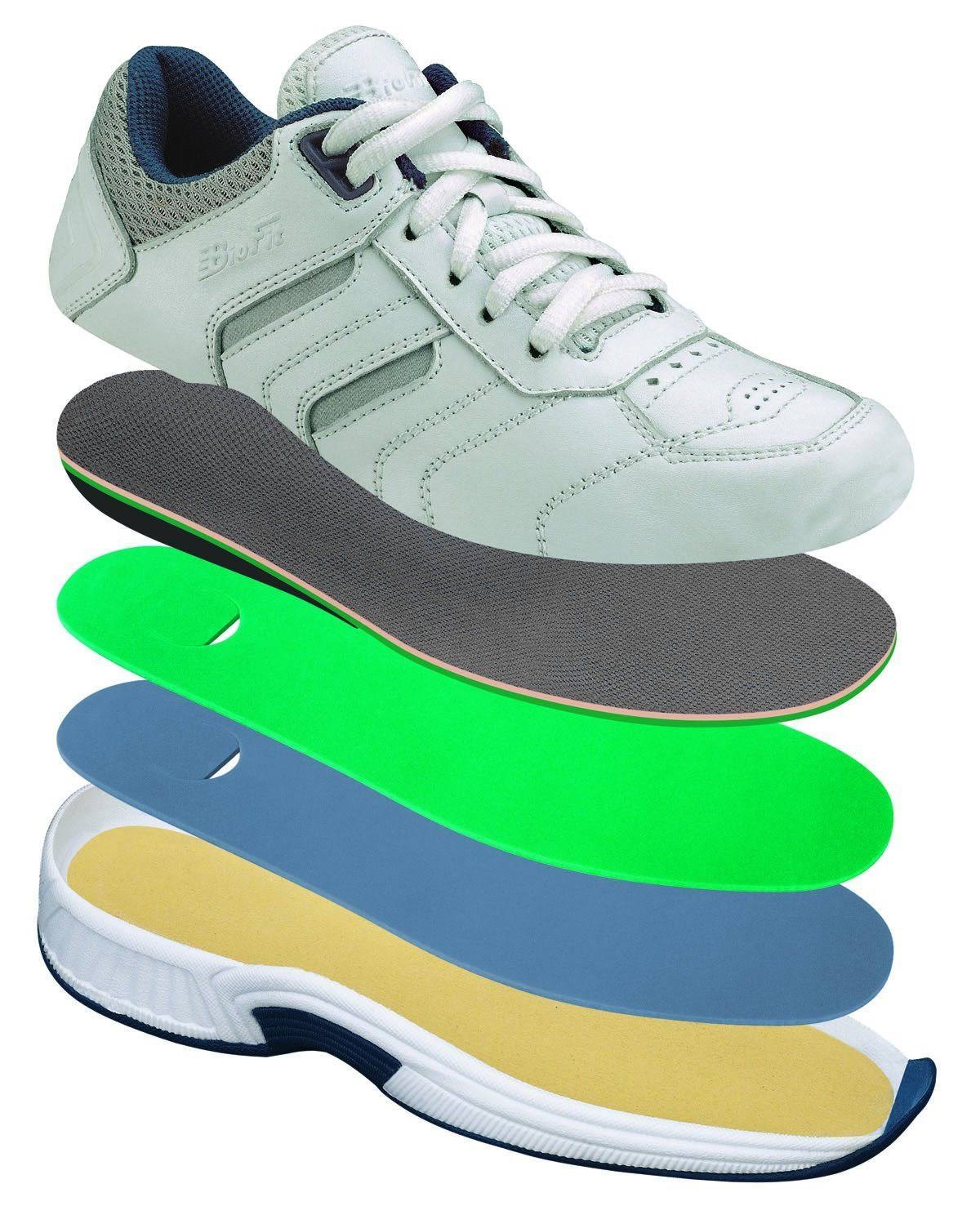White Leather 7.5 W Orthofeet Shoes X32021