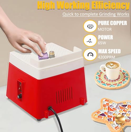 Mini Portable Glass Grinder with 5/8" Grinder Bits U590