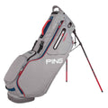 Silver Scarlet Navy 5-Way Top Stand Golf Bag E329889