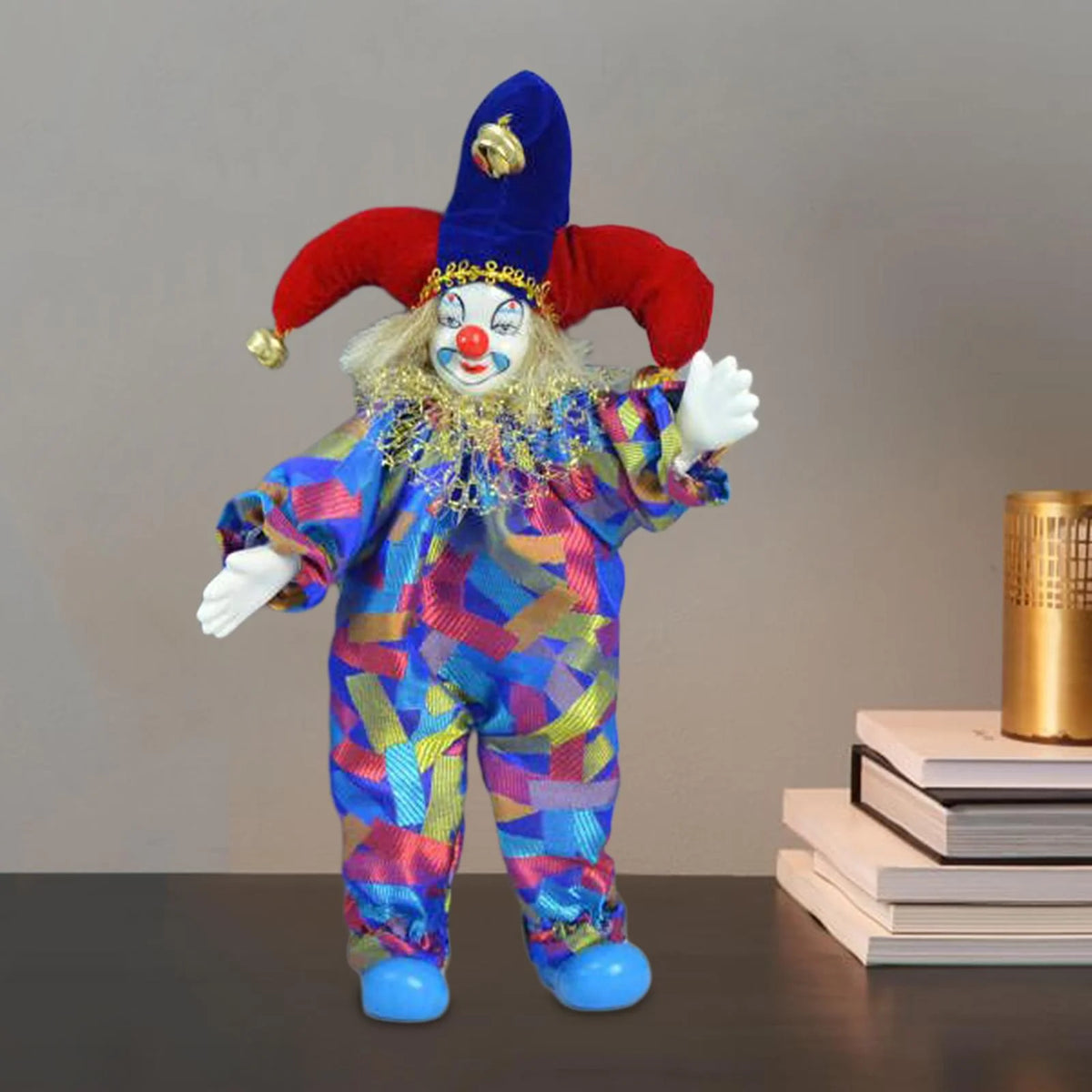 Porcelain Clown Doll X8842