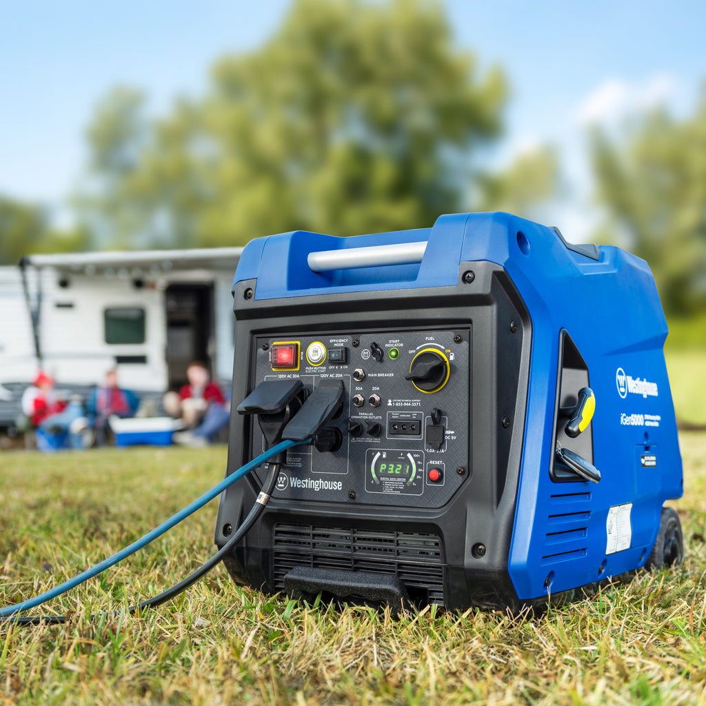 5000 Peak Watt Gas Powered Portable Inverter Generator with Electric Start T854