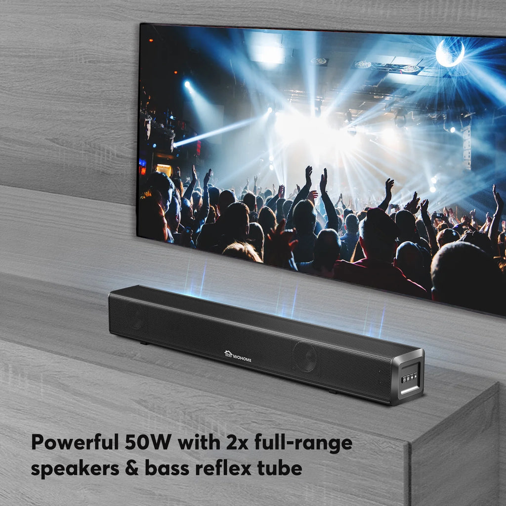 16-Inch 50W Soundbar with Bluetooth 5.0 and Subwoofer C7499