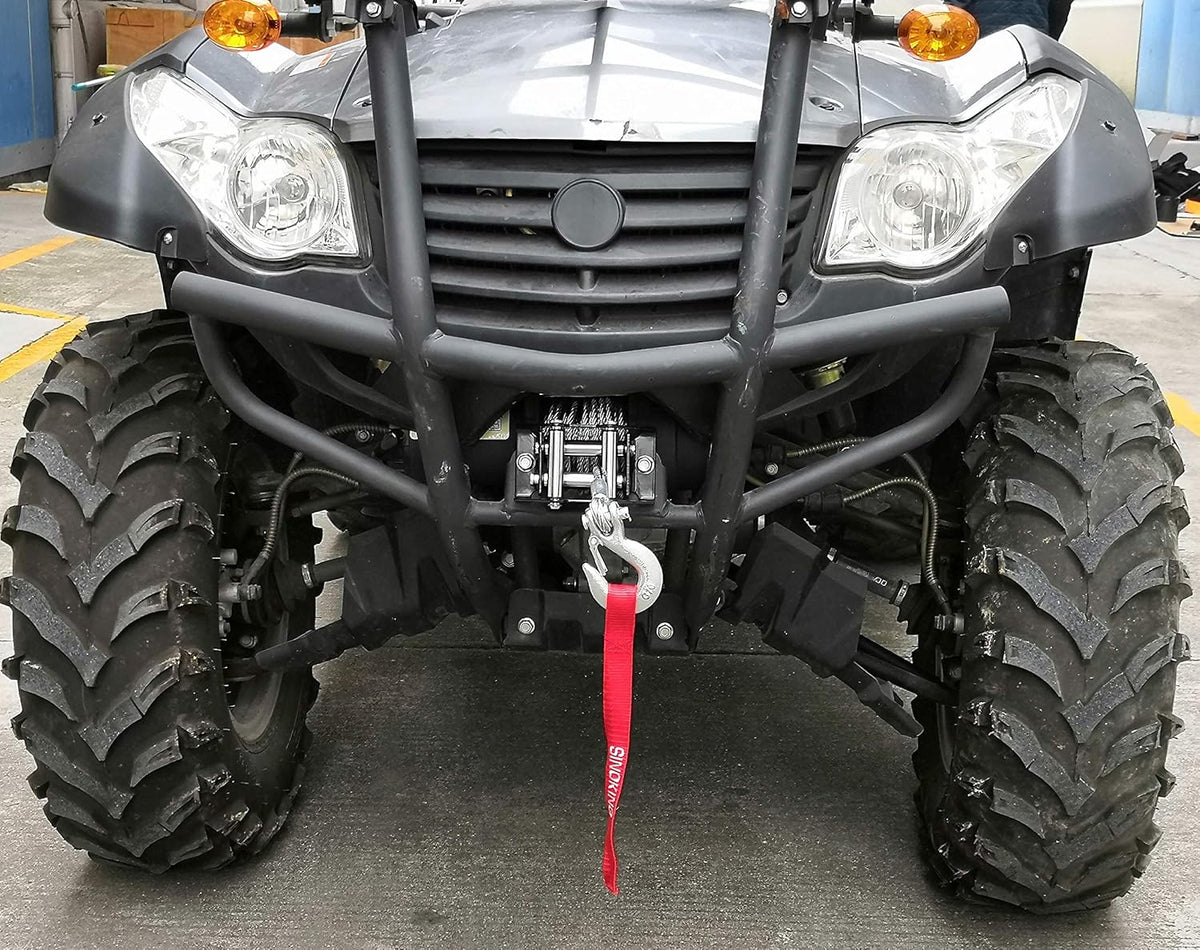 6000lb 12V Winch with Synthetic Rope and Wireless Remote Control N704